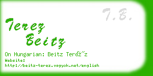 terez beitz business card